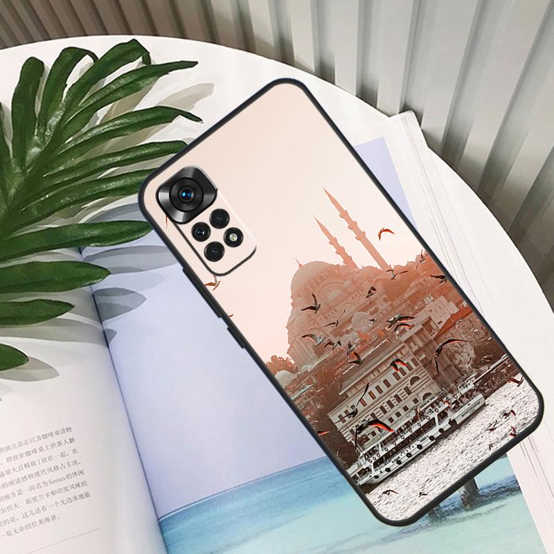 Turkey Istanbul Sceneary Building Funda For Xiaomi Redmi Note 14 13 10 11 12 15 Pro Plus Case For Redmi 15C 14C 10C 12C 13C 15
