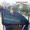 Magnetic Car Sunshade: Mosquito Screen, Sunscreen, Heat Insulation, Blackout Privacy Curtain