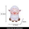 Cute Little Lamb Child Savings Jar Creative Piggy Bank Desk Decoration Ornaments Animal Resin Sculpture Room Aesthetic Decor
