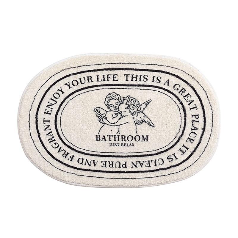 Non-Slip Bath Mat Floral Doormat Absorbent Carpets Entrance Rug Balcony Floor Mats Living Room Bathroom kitchen decor plush Rugs