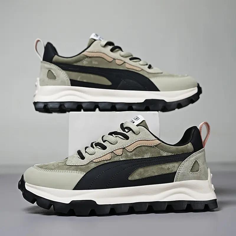 Noua tendință toamnă iarnă pantofi bărbați pantofi sport la modă de designer Alergare în aer liber Confortabil respirabil cald lux cu șireturi