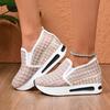 Fashion Woman Lightweight Sneakers Slip-on Platform Flat Loafers Ladies Casual Comfortable Elegant Mesh Shoes Outdoor Designer Sneakers