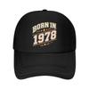 Born In Retro Heritage Mesh Baseball Cap Polyester Forward Observations Hat Adjustable Golf Hat Summer