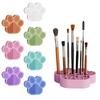 2 In 1 Makeup Brush Cleaning Tool Multi-functional Display Stand Rack Brushes Tool