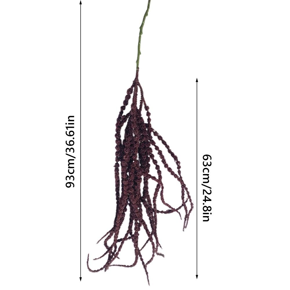 Flerfärgad Konstgjord Hängande Växt Prydnad Hängande Lång Tofs Blomma Gåva
