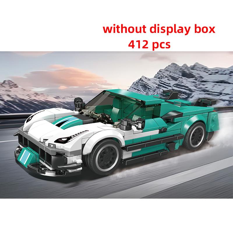 City Speed  Technical Moc Car Sports Car Racing Building Blocks Brick Vehicle Educational Construction Toys