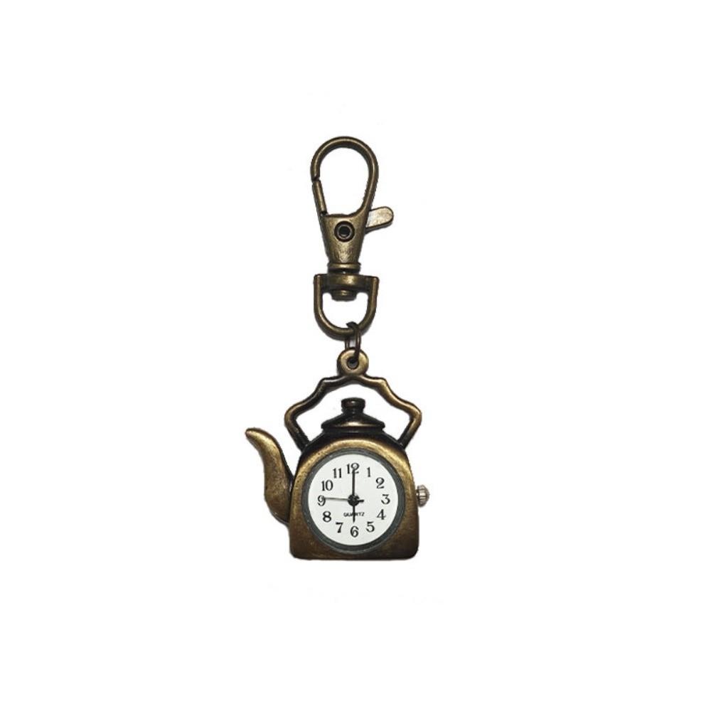 Retro Creative Pocket Watch Vintage Design Quartz Watch Keychain Watch Gift Collection