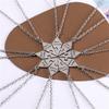 3/4 Pcs Star Moon Chain Best Friend Pendant Necklace Bff Sister Friendship Choker Men And Women Party Jewelry Accessories Gift
