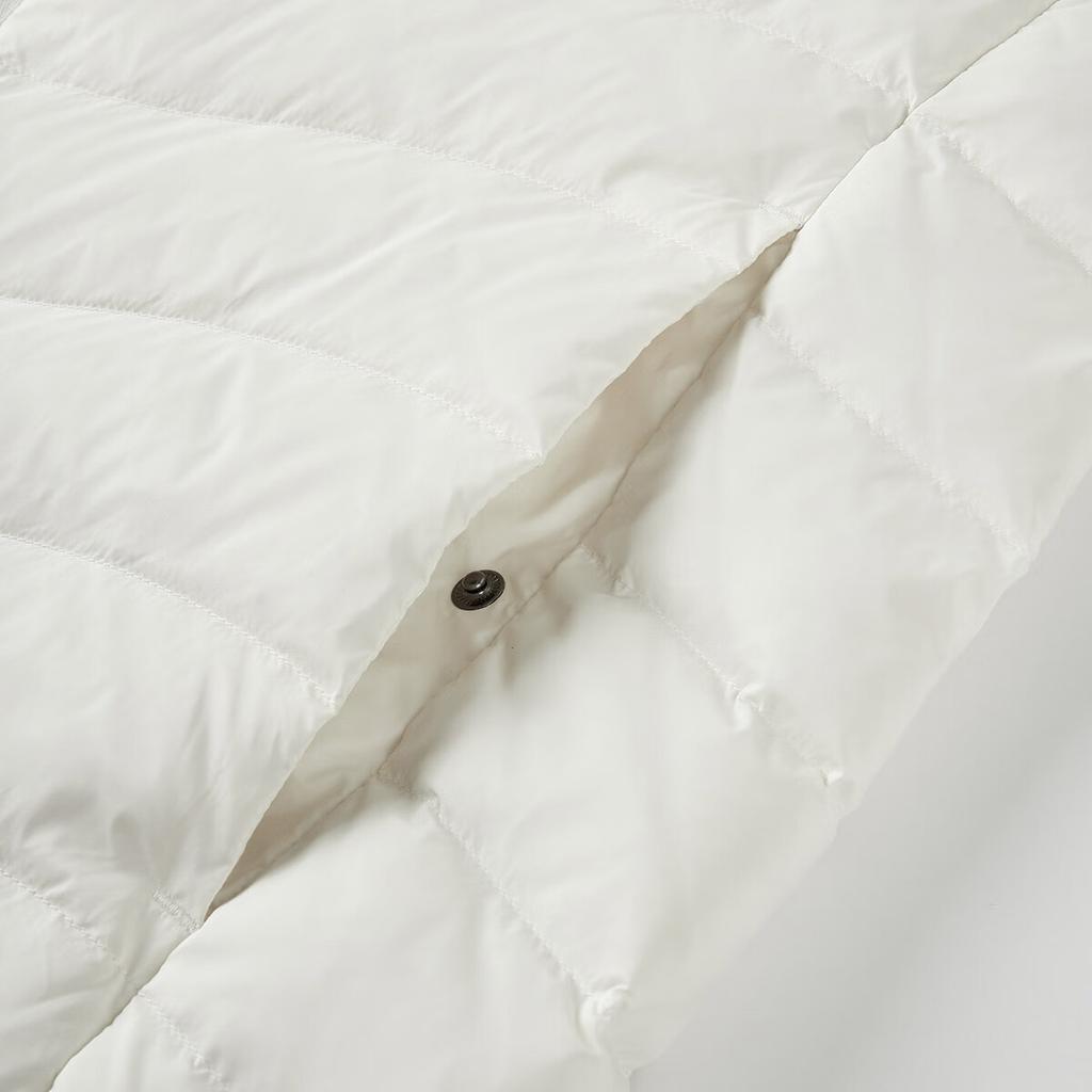 Adidas FW24 Lightweight Hooded Down Jacket Outdoor Training Windproof Warm Short Unisex Jackets Han-Jade-White JW1681