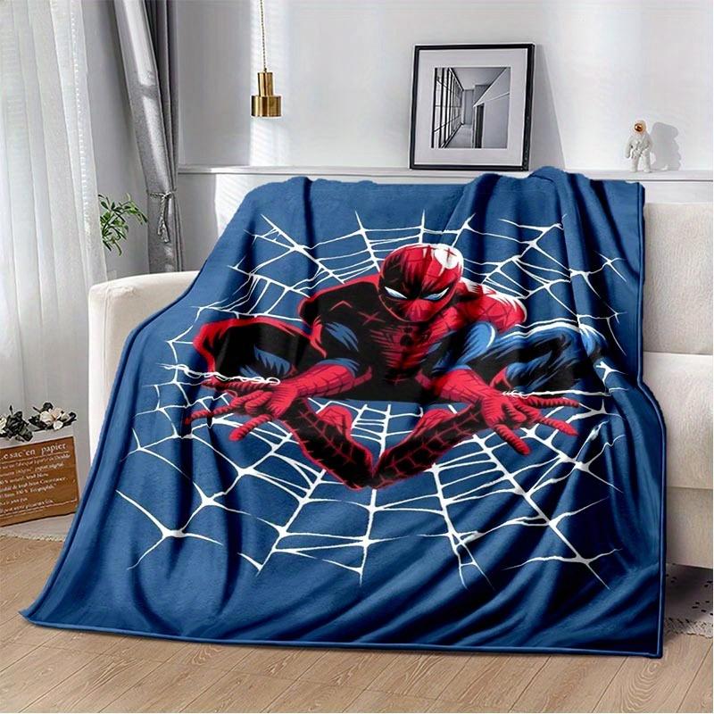 1pc Spider-Man Printing Blanket - Soft, All-Season Throw for Living Room, Bedroom,Personalized Gift with Adorable Cartoon Design