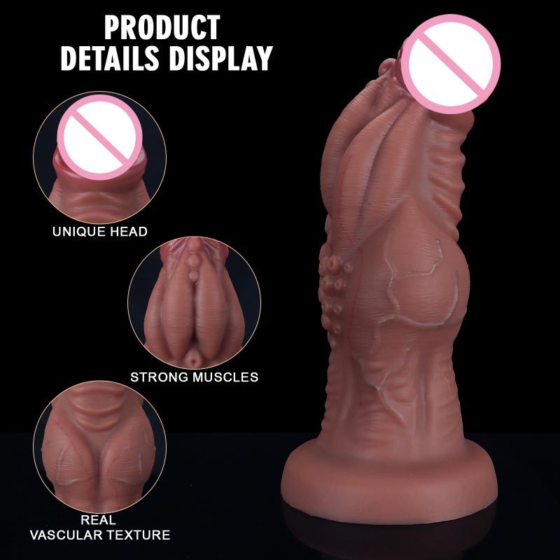 2026 Super Huge Anal Dildos Dilation Animal Penis G-spot Stimulator Vagina Masturbator Big Dick Prostate Massage Butt Plug Sex Toys for Wome Men Gay