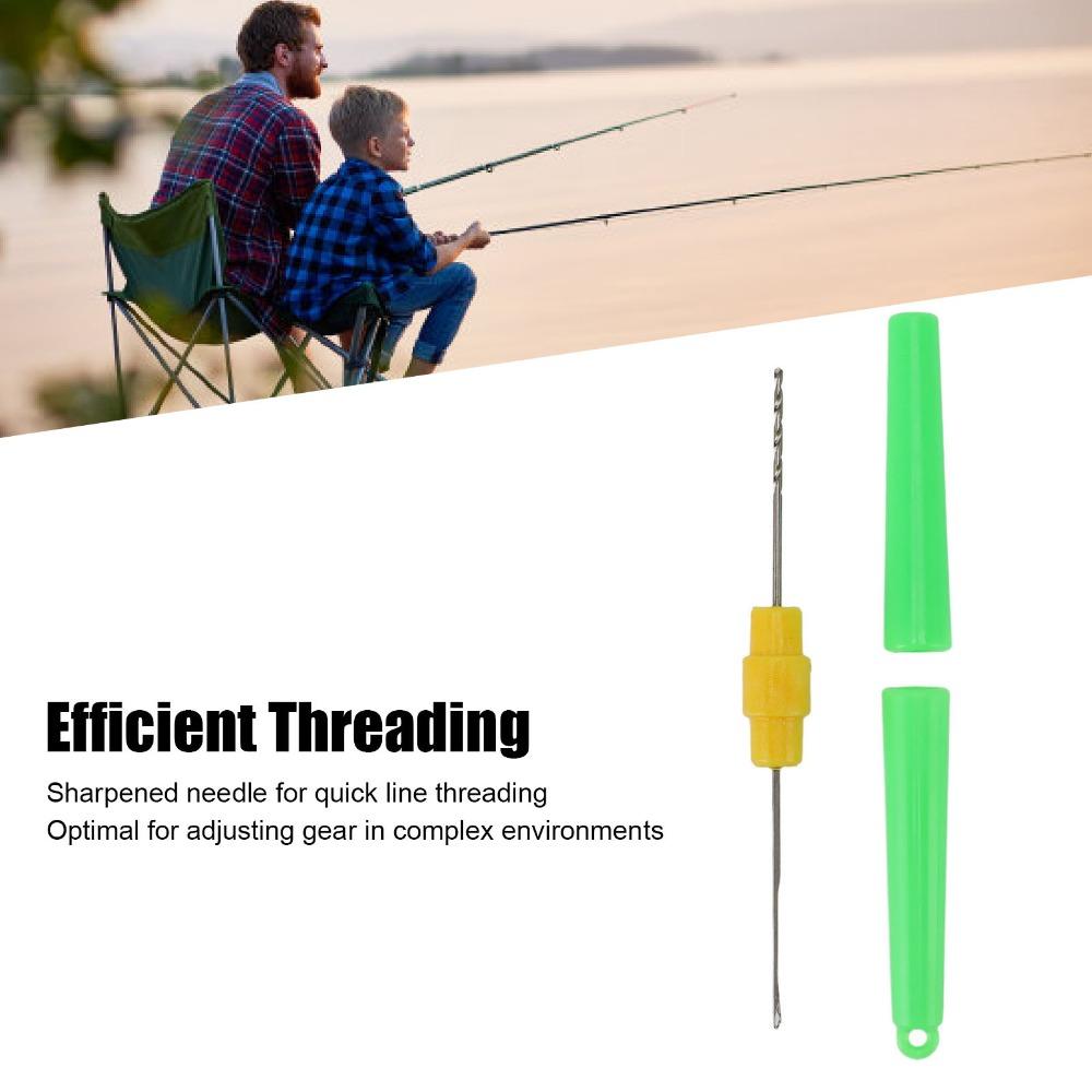 ABS High Carbon Steel Bait Threader Tool 11cm Length Fishing Rig Needle  for Fishing Enthusiasts