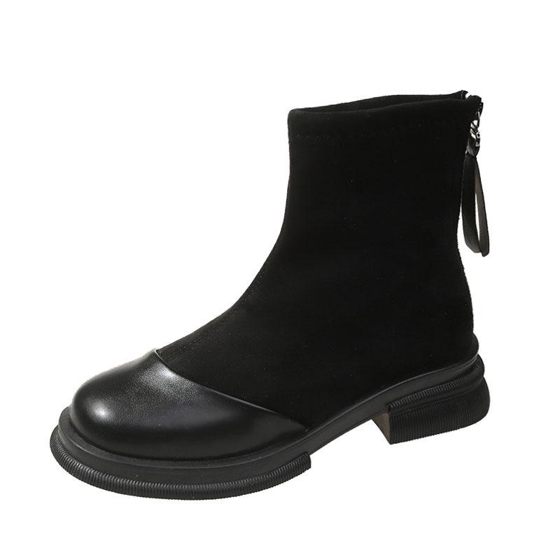 Martin Boots, New Women's Shoes, Thick Heels, Slim Boots, Ankle Boots, Flat Shoes, Short Boots