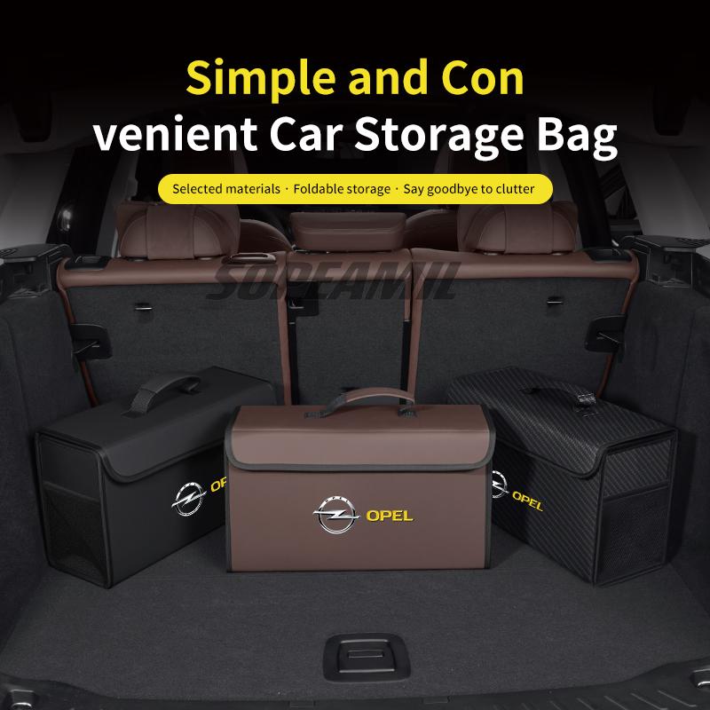 Car Trunk Organizer Box Tailbox Stowing Tidying Storage Bag For Opel OPCline ASTRA CORSA INSIGNIA MOKKA VECTRA ZAFIRA GTC Tigra