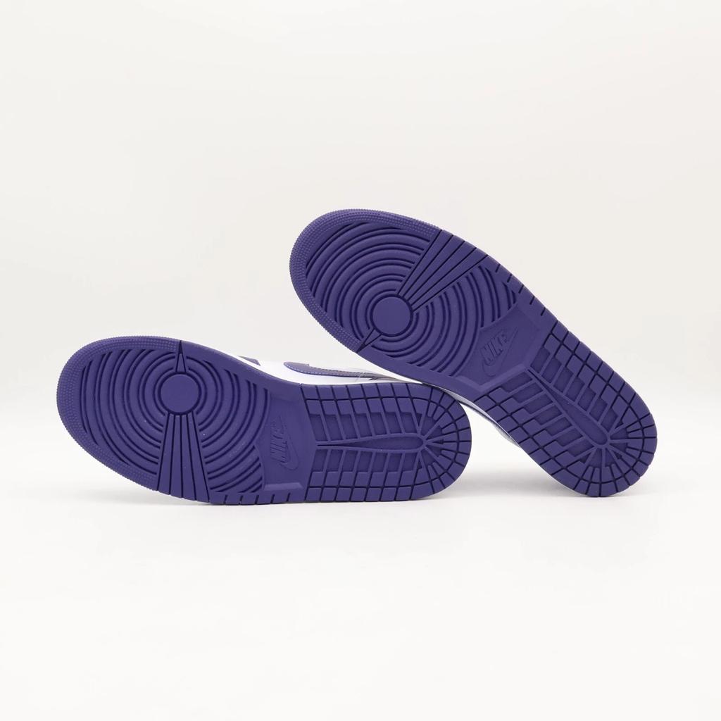 553558-515 Nike Air Jordan 1 Low Sky J Purple White Light Blueberry (Men's)
