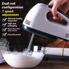 Handheld Electric Egg Beater, Household Automatic Mixer, Handheld Food Cake Bread Baking Dough Mixer, 7-Speed Cream Blender