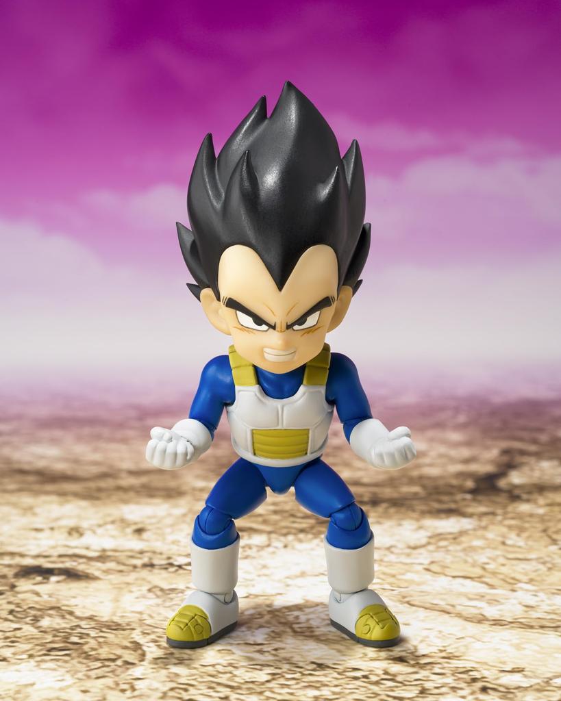 TAMASHII NATIONS Dragon Ball DAIMA Vegeta 70mm PVC pohyblivá figurka s ABC barvou SHFiguarts (mini) -DAIMA – Přibližně. &