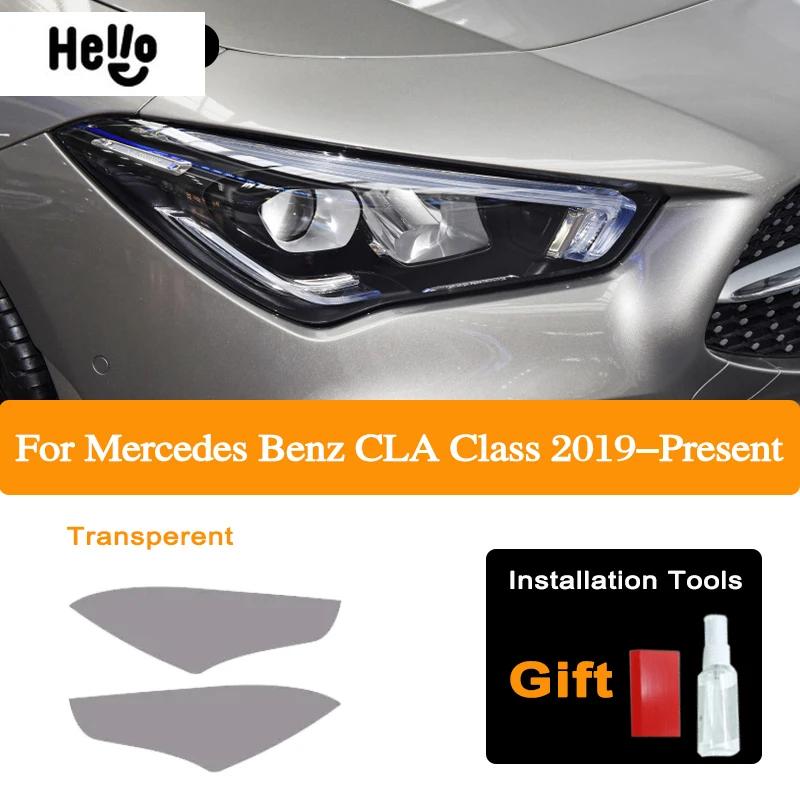 

Car Headlight Tint Black Protective Film Taillight TPU Sticker For Mercedes Benz CLA Class C117 X117 W117 C118 X118 AMG CLA45 35 CLA 19-On T