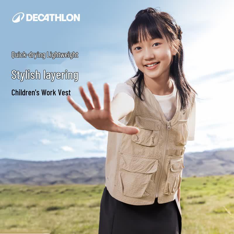 Decathlon MH500 Kids' Outdoor Utility Vest