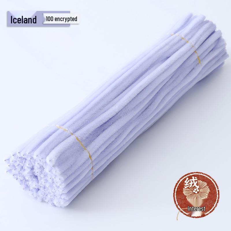 Macaron Twist Stick: Encrypted Velvet & Faux Plush Chenille Stems - DIY Mixed Color Craft Pack