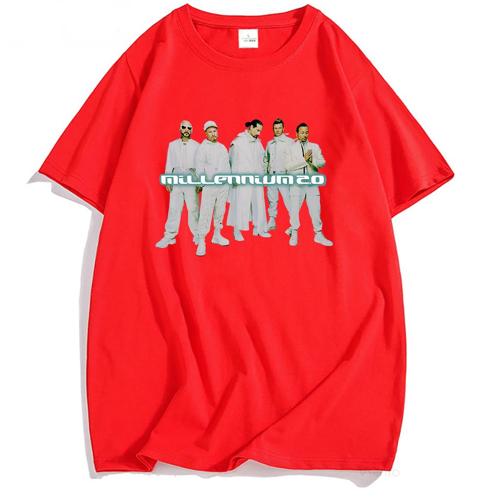 Tričko Backstreet Boys Millennium 2.0 s krátkým rukávem, bavlněné letní tričko, ležérní móda, letní pánské tričko s kulatým výstřihem, grafické tričko