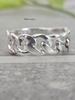 Miami Cuban Link Ring Wide Cigar Band Ring, 925 Sterling Silver Ring Chunky Fidget Meditation Ring, Anxiety Knuckle Rings, Gift For Her