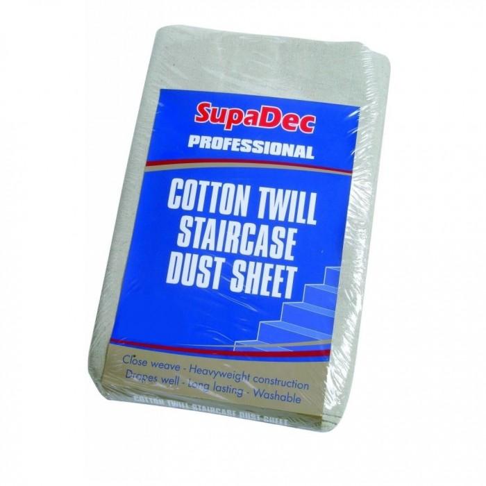 SupaDec Telo antipolvere per scale in twill di cotone