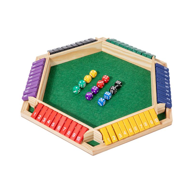 Joc Educativ din Lemn de Logică și Numere cu Piese de Răsturnat pentru Copii