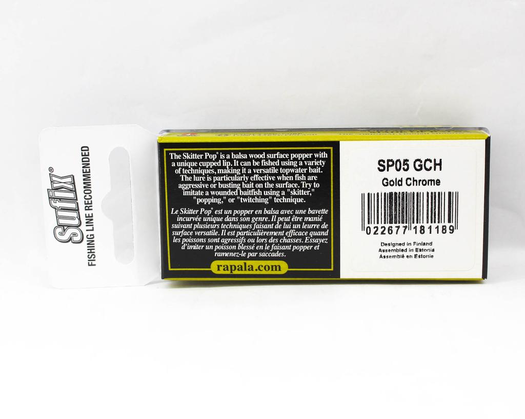 Rapala Popper Skitter Pop Floating Lure SP05/GCH (1189)