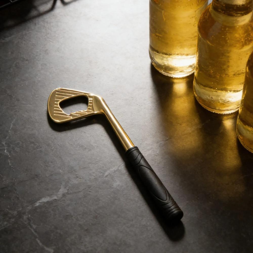 Zinc Zinc Zinc Alloy Golf Club Bottle Opener Non-deformable Bottle Cap Remover Brassie Bottle Opener Gift