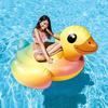 INTEX Yellow Duck Ride-On Float, 147 x 147 x 81 cm, 57556 [Official Japanese Product]
