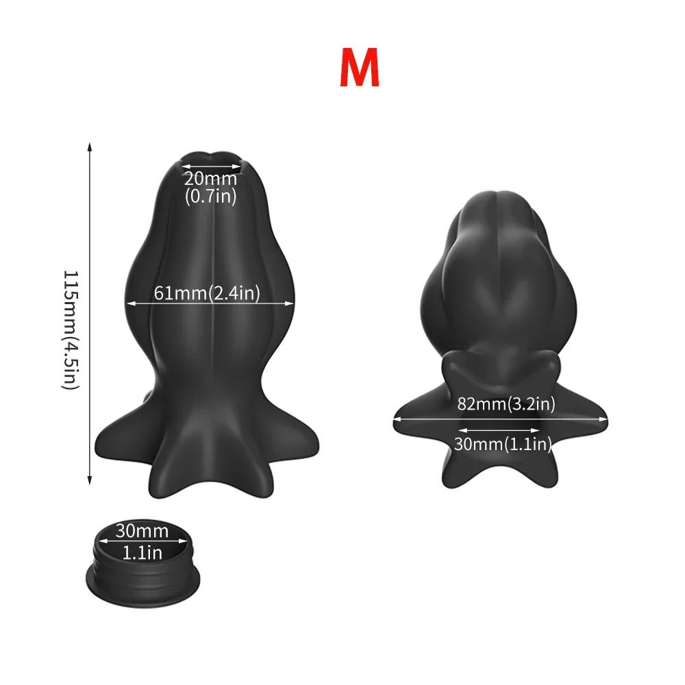 Silicone Anal Plug 3 Sizes Removable Butt Plug Stimulation Anus Masturbator G Spot Massage Dildo  Sex Toys for Man Women