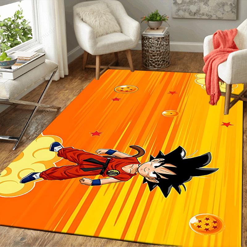 1Pc Dragon Ball Z Adventure Rug, Office Carpet Indoor Outdoor Doormat, Non-Slip, Comfortable, Living, Christmas Halloween, Xmas Gift S1965