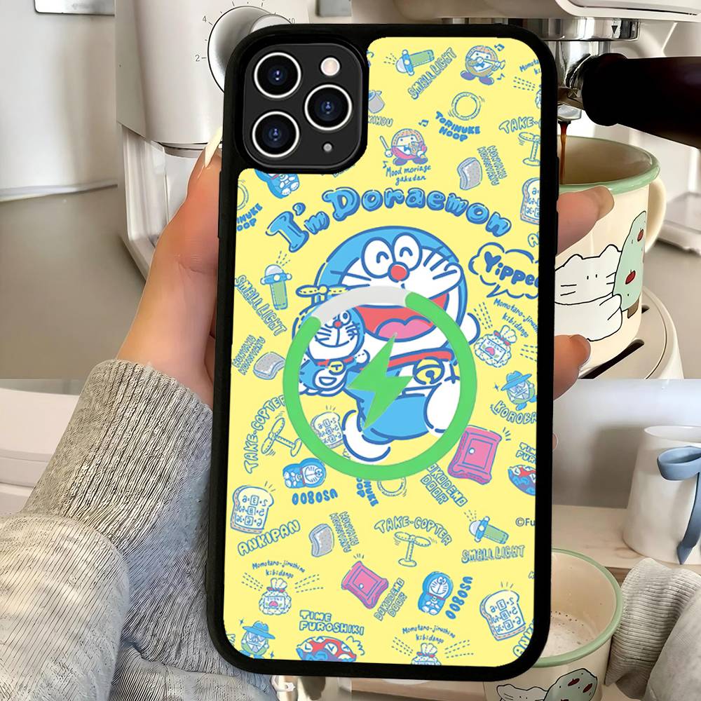 Cartoon D-Doraemons For Magsafe Magnetic Wireless For IPhone 16 15 14 13 12 11 17 Pro Max Plus Phone Case