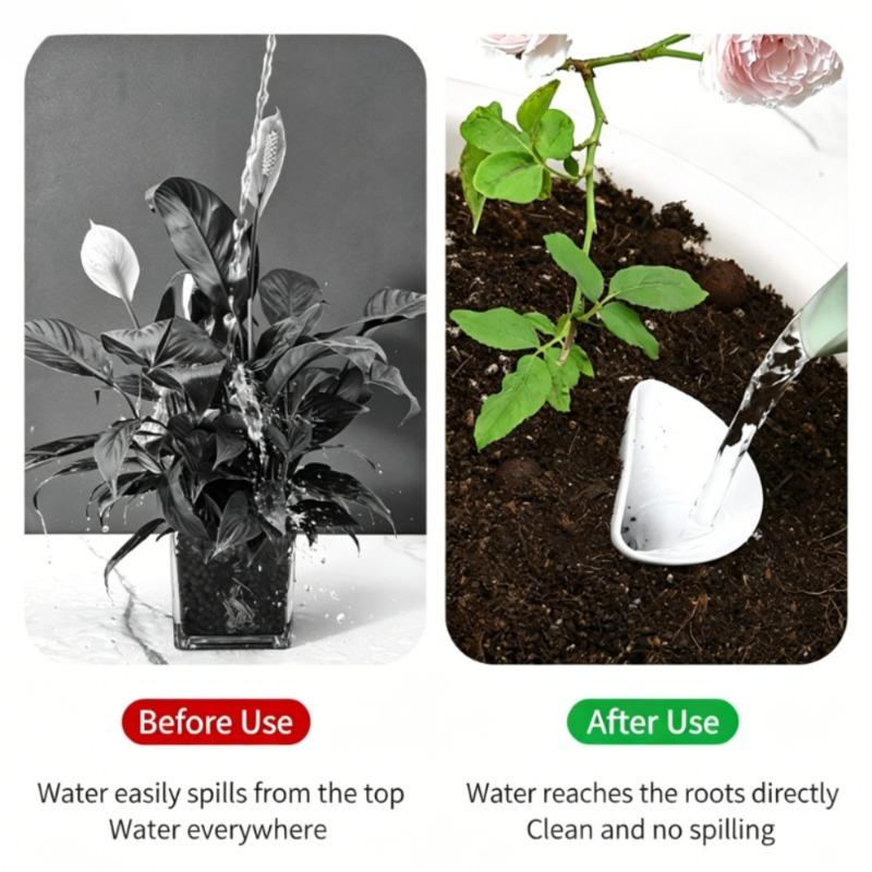 Plant Breathable Watering Device Home Conical Root Protection Tube Plastic Soil Aerator Tube Potted Flower Prevent Root Rot Tool