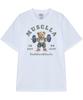 DRIFTOUT Barbell Muscle Teddy Bear Functional Short Sleeve T-Shirt (5 Colors) (Type B)