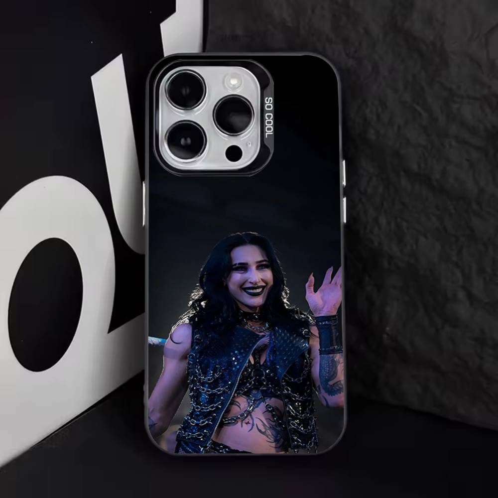 

Cool R-Rhea Ripley Wrestler For iPhone 11,12,13,14,15,16,17,Pro,Max,Plus,E,Air,Mini Phone Case IMD Matte Black iPhone17Air
