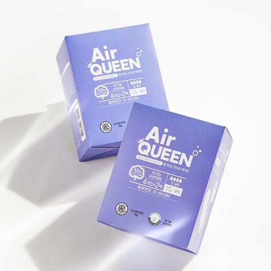 Choose 1 of 6 Types of Air Queen Breath Organic Sanitary Pads