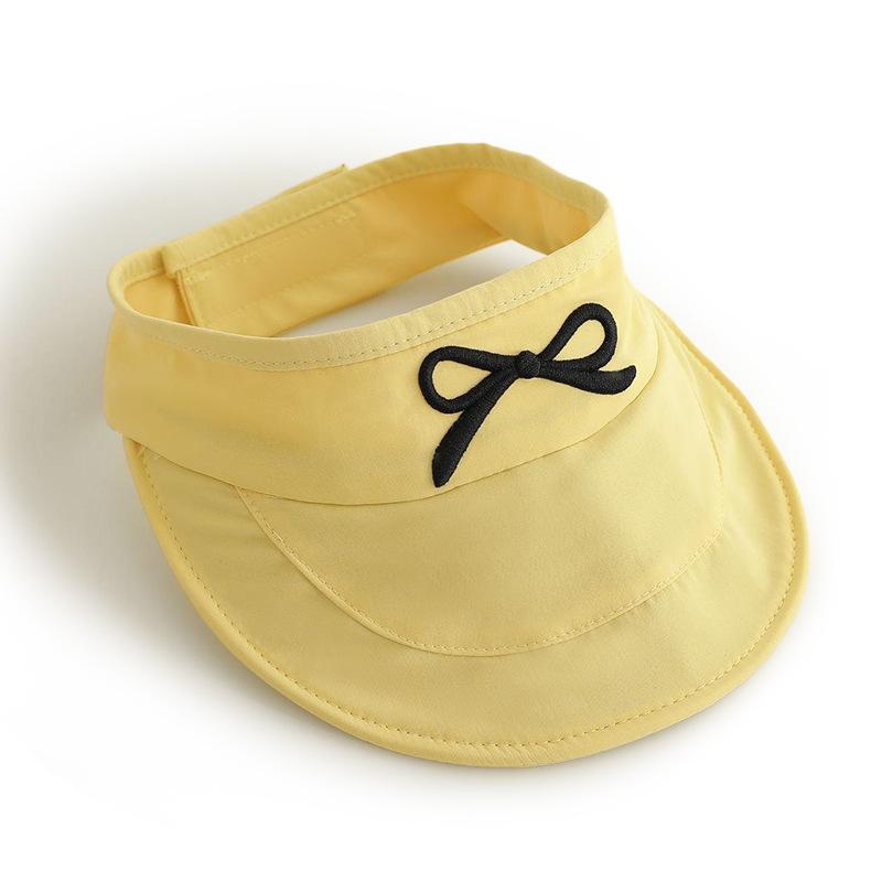 Children's Sun Hat Summer Outdoor Empty Top Hat UV Protection Breathable Children's Sun Protection Hat Large Brim Sun Hat