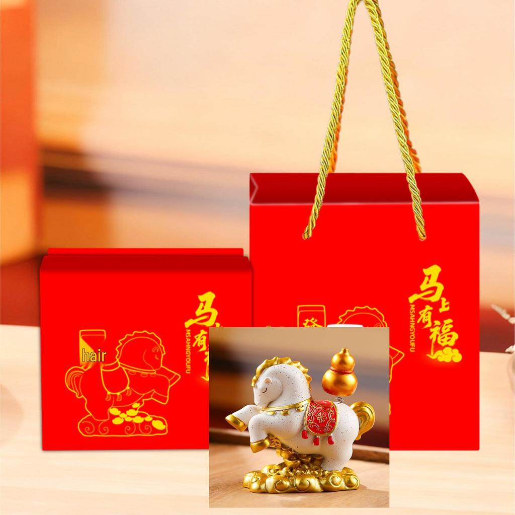 Sofort-Reichtum Pferde-Ornament: Nationaler Trend Chinesisches Tierkreiszeichen Jahr des Pferdes Schreibtischgeschenk