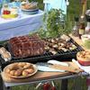 Spareribs Holder Grill, Stainless Steel Roasting and Rib Holder for 4 Ribs, Suitable for Gas Grills and Charcoal Grills