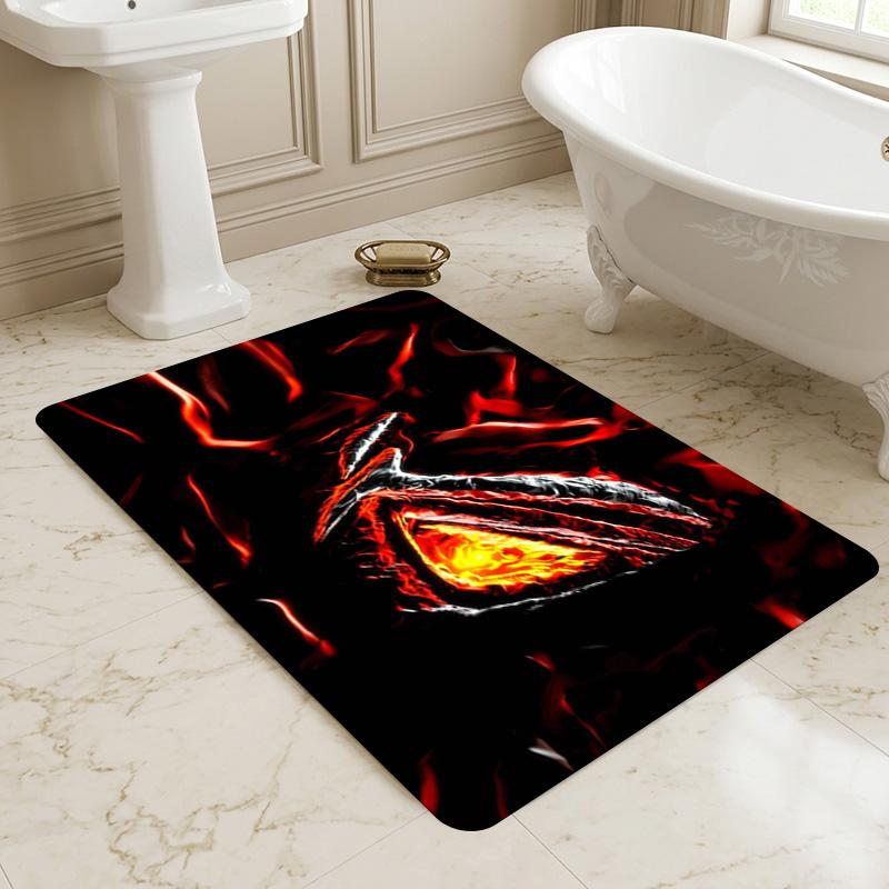 Eyes Fire Living Room Nonslip Area Rug Soft Carpet For Bedroom Game Playroom Sofa Office Home Decor Doormat Christmas Gift C929112