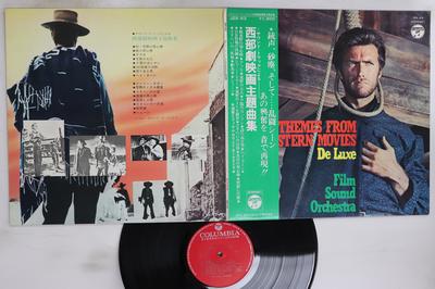 LP Record FILM SOUND ORCHESTRA  Themes from the Western Movies De L JDX63 COLUMBIA 1972 Japan Obi Soundtracks  Musicals Used