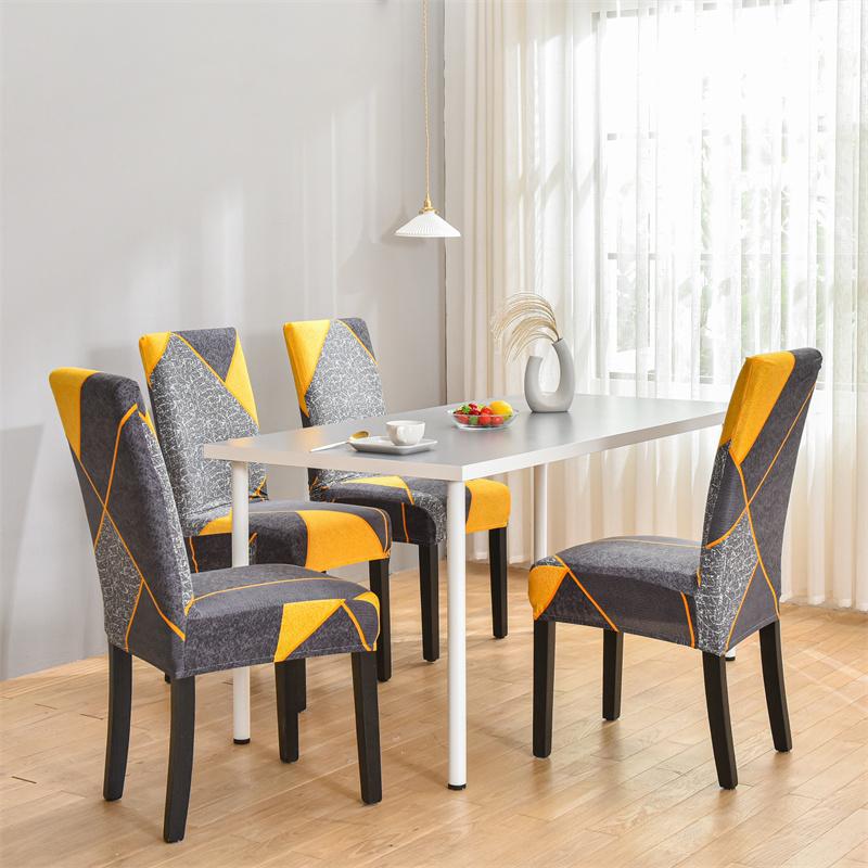 Dining Room Chair Covers Set Of 1/2/4/6Pieces, Removable Washable Chair Covers For Dining Chairs Stretch Parson Chair Slipcover