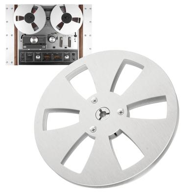Lege opwikkelspoel 1/4 7 Inch Lege spoel Aluminiumlegering 6 Gaten Open spoel Geluidstape Lege spoel Openingsmachine Onderdeel