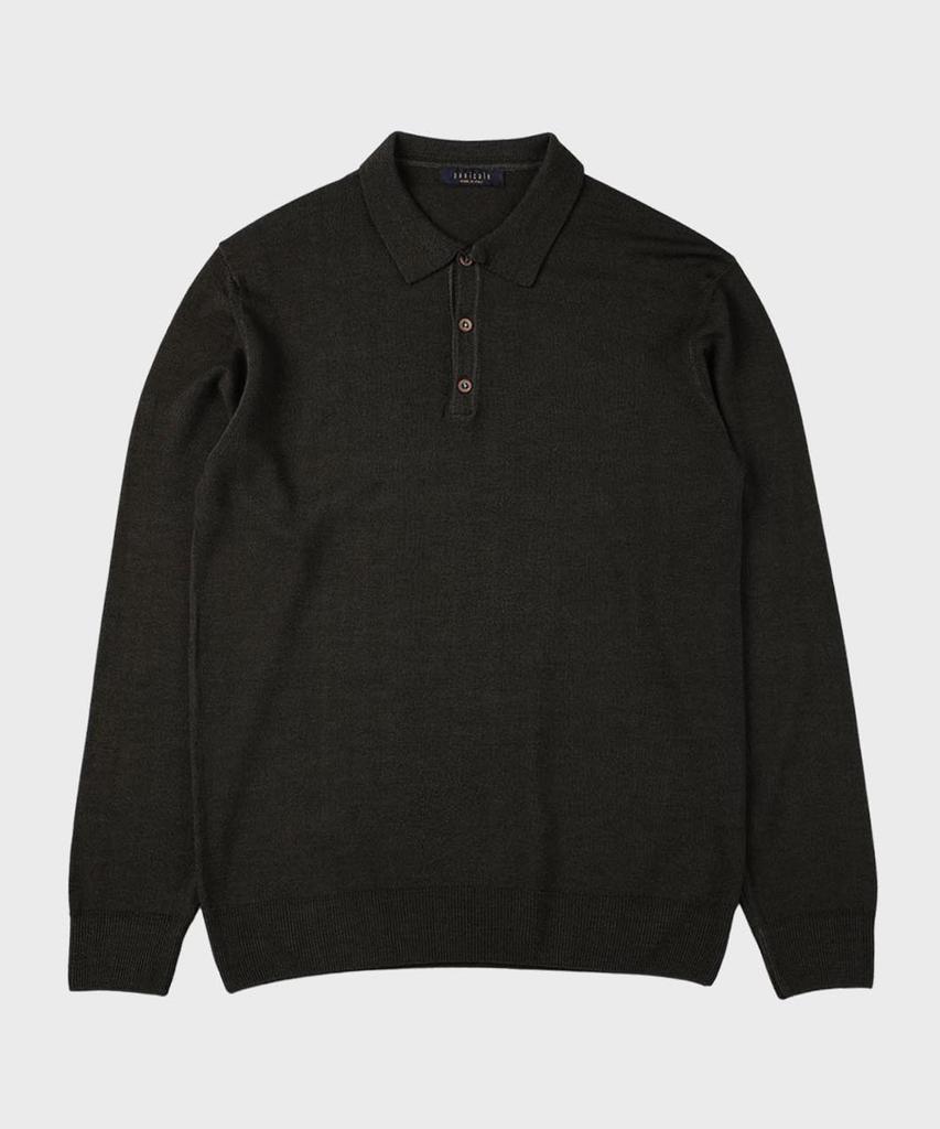 PANICALE Wool Collared Button Polo Knit 4 Colors