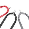 Dual-Head Reflective Nylon Dog Leash: Shock-Absorbing, Elastic, Anti-Pull for Small & Large Dogs