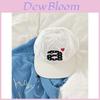 Original Design Summer Breathable Baseball Cap With Heart Embroidery For Women