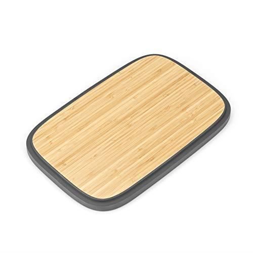 Boîte à pain - brabantia - 128264 - gris foncé - acier inoxydable - design contemporain