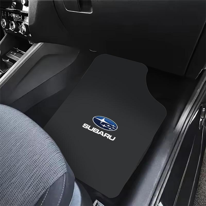 Car Floor Mat Auto Front and Rear Carpet Foot Mats with Rubber Backing for Subaru Forester Legacy WRX Tribeca Levorg BRZ STI XV bu4